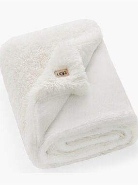 UGG Corben faux fur throw blanket